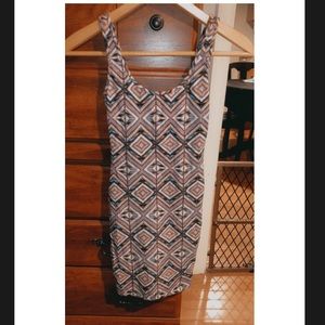 Cute design bodycon tank top dress